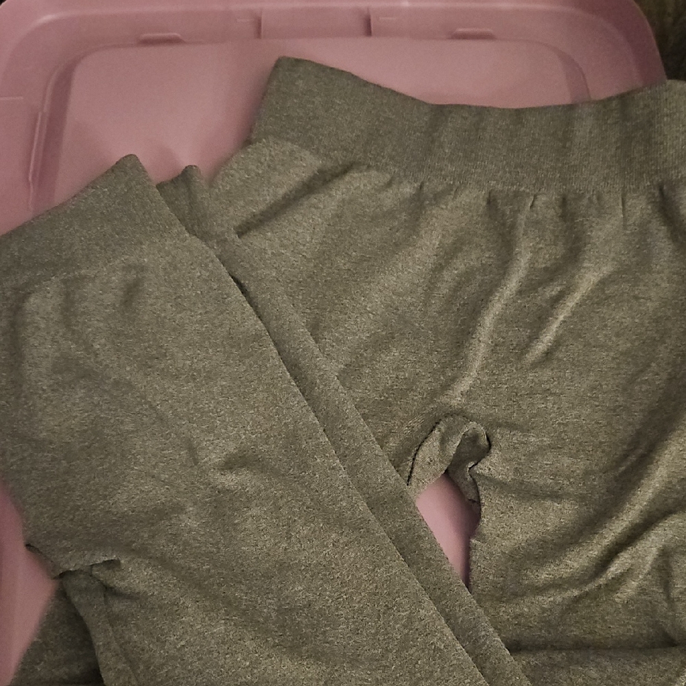 Set Of 2 Women's Gray Leggings